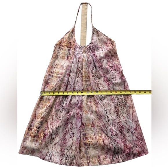 LAVENDER BROWN Dress Pink Multi Snake Print T Back Mini Dress - Picture 11 of 12